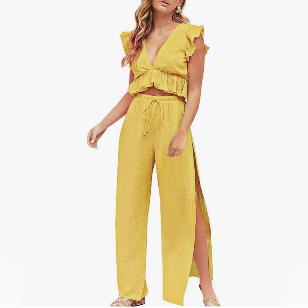 Yellow 2 Piece Set